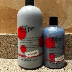Philosophy Enchanted Juniper Berries Jumbo & 16 ounce Shower Gels! NEW